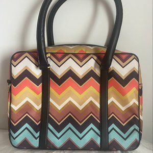 Missoni x Target Color Zig Zag Large Carry-on Zip Bag w/ strap. Limited Edition